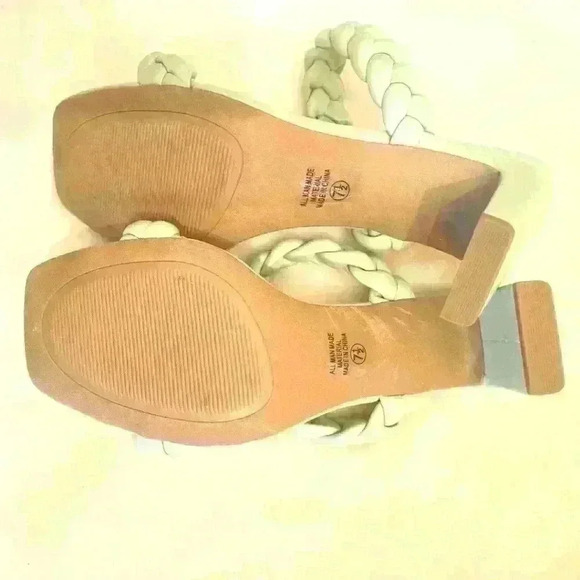 High Heel Braided Sandals Size 7.5 - Picture 5 of 6